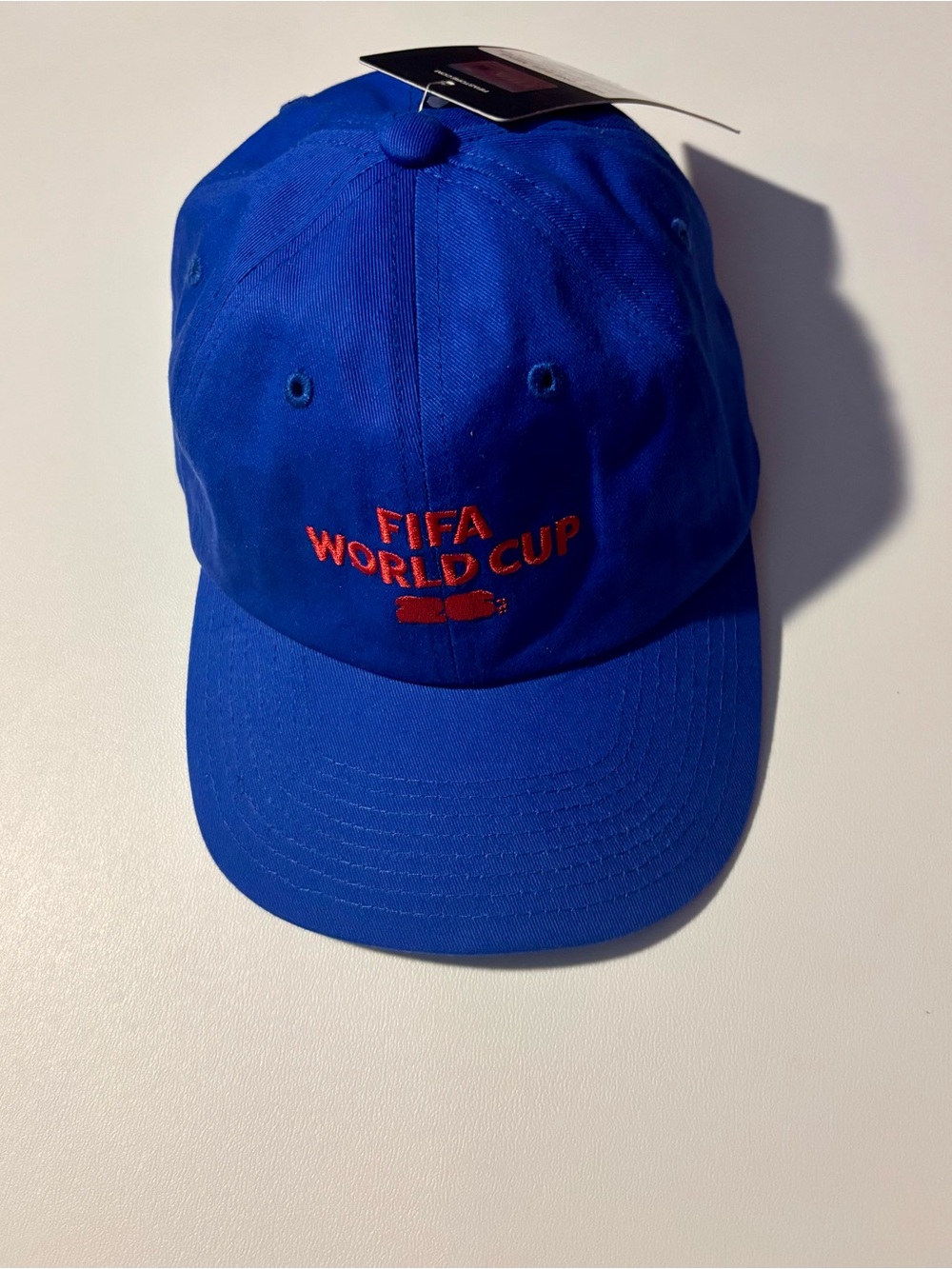 NWT FIFA World Cup 2026 Blue Embroidered Logo Hat Adjustable Baseball Cap